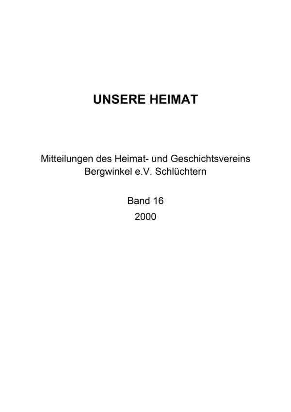 Unsere Heimat - Band 16 (2000) – Bild 3