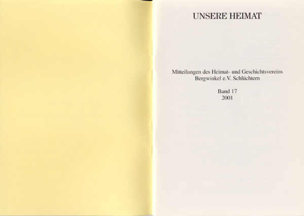 Unsere Heimat - Band 17 (2001) – Bild 3