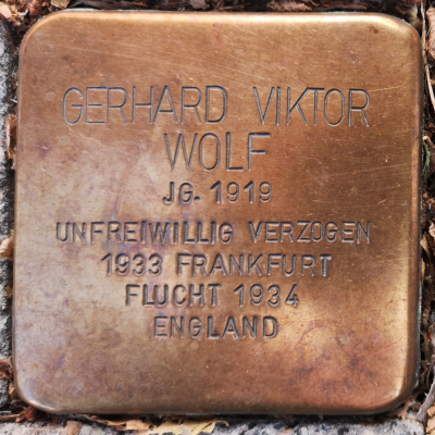 Stolperstein_Gerhard_Viktor_WOLF_in_Schlüchtern_vor_Haus_Fuldaer_Strasse_6