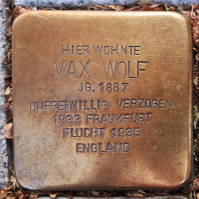 Stolperstein_Max_WOLF_in_Schlüchtern_vor_Haus_Fuldaer_Strasse_6