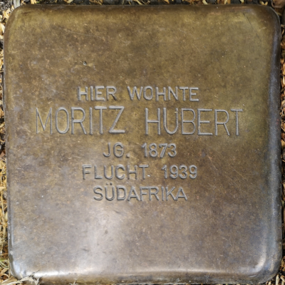Stolperstein_Moritz_HUBERT_in_Schlüchtern_vor_Haus_Schmiedsgasse_15