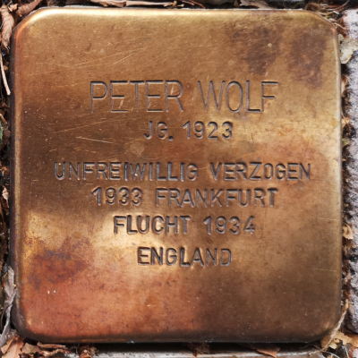 Stolperstein_Peter_WOLF_in_Schlüchtern_vor_Haus_Fuldaer_Strasse_6